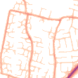 Daytime road noise heatmap for OX12 0BN