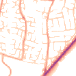 Daytime road noise heatmap for OX12 0BT