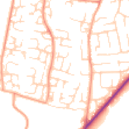 Daytime road noise heatmap for OX12 0BU