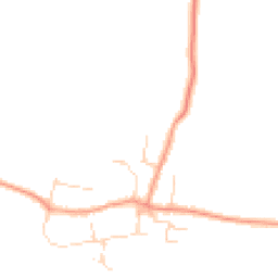 Daytime road noise heatmap for OX12 0FJ