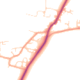 Daytime road noise heatmap for OX12 0FS