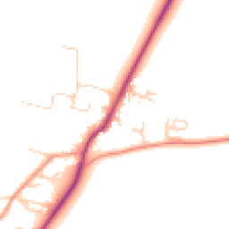 Daytime road noise heatmap for OX12 0HP