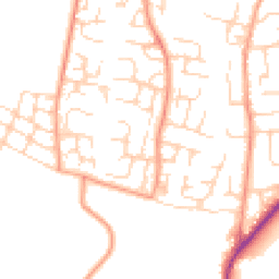 Daytime road noise heatmap for OX12 0NA