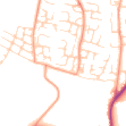 Daytime road noise heatmap for OX12 0NB