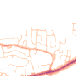 Daytime road noise heatmap for OX12 7EA