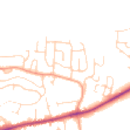 Daytime road noise heatmap for OX12 7EH