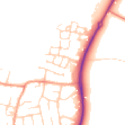Daytime road noise heatmap for OX12 7FE