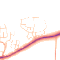 Daytime road noise heatmap for OX12 7GB