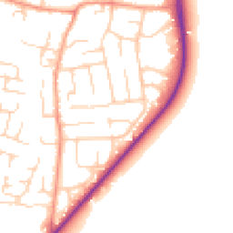 Daytime road noise heatmap for OX12 7NG