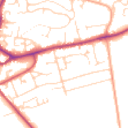 Daytime road noise heatmap for OX12 8GP