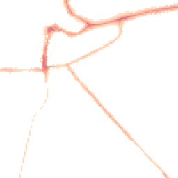 Night-time road noise heatmap for OX12 8HS