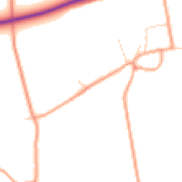 Daytime road noise heatmap for OX12 8PD