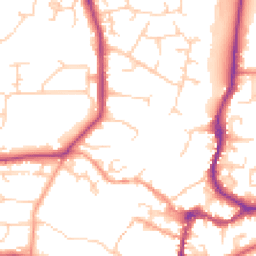 Daytime road noise heatmap for OX12 9AS