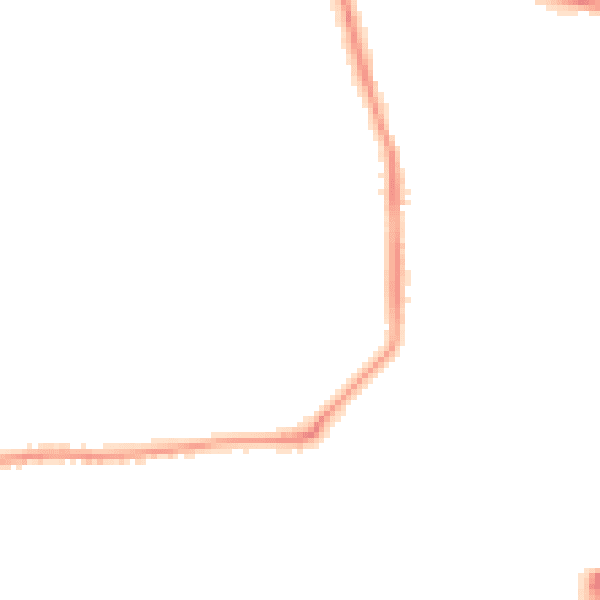Night-time road noise heatmap for OX12 9BH
