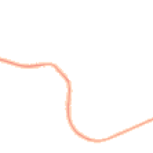Night-time road noise heatmap for OX12 9WF