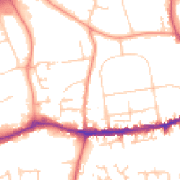 Daytime road noise heatmap for OX14 1AR
