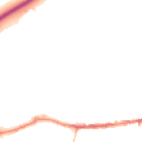 Night-time road noise heatmap for OX14 1AZ