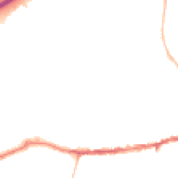 Night-time road noise heatmap for OX14 1DF