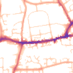 Daytime road noise heatmap for OX14 1DW