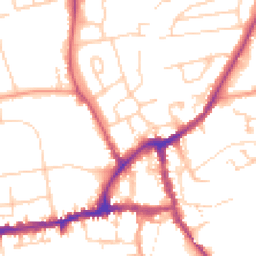 Daytime road noise heatmap for OX14 1EP