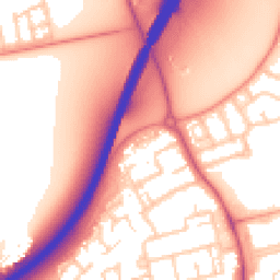 Daytime road noise heatmap for OX14 1LF