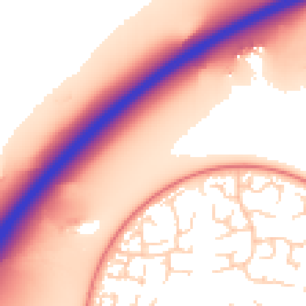 Daytime road noise heatmap for OX14 1RD