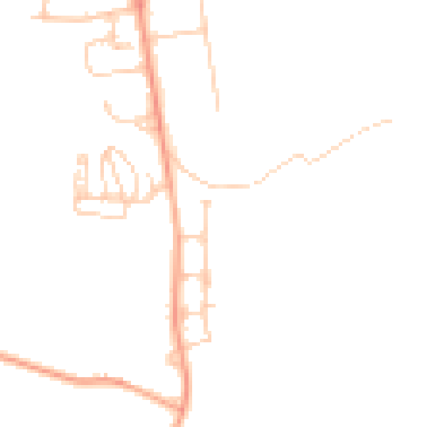 Daytime road noise heatmap for OX14 2AY