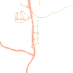 Daytime road noise heatmap for OX14 2DW