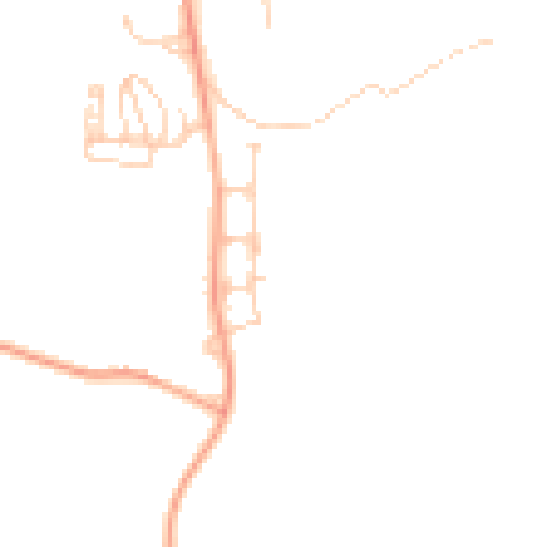 Daytime road noise heatmap for OX14 2EZ