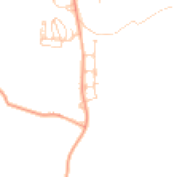 Daytime road noise heatmap for OX14 2FB