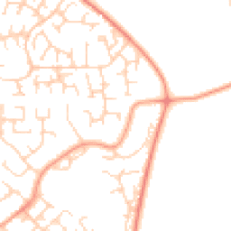 Daytime road noise heatmap for OX14 2NL