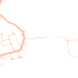 Daytime road noise heatmap for OX14 3AX
