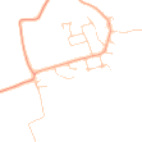 Daytime road noise heatmap for OX14 3BQ