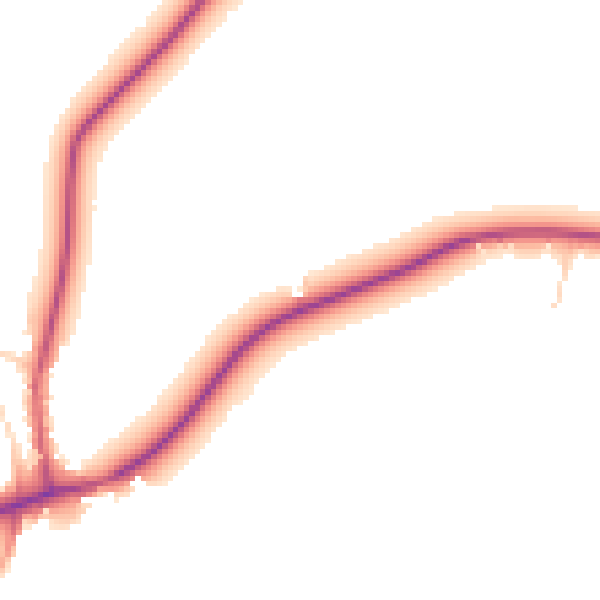Daytime road noise heatmap for OX14 3DG