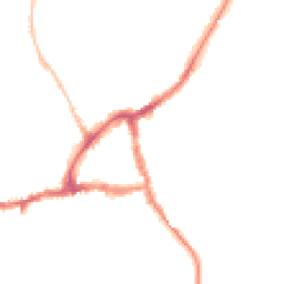 Night-time road noise heatmap for OX14 3LD