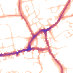 Daytime road noise heatmap for OX14 3RH