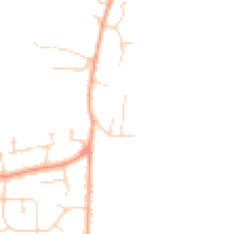 Daytime road noise heatmap for OX14 4BA