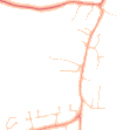Daytime road noise heatmap for OX14 4BE