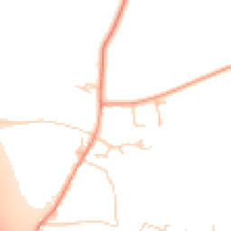 Daytime road noise heatmap for OX14 4ET