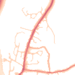 Daytime road noise heatmap for OX14 4HS