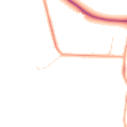 Daytime road noise heatmap for OX14 4NP