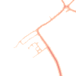 Daytime road noise heatmap for OX14 4QA