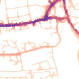 Daytime road noise heatmap for OX14 5ET