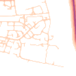 Daytime road noise heatmap for OX14 5LH