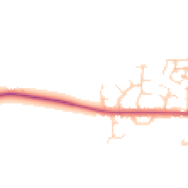 Daytime road noise heatmap for OX15 0AH