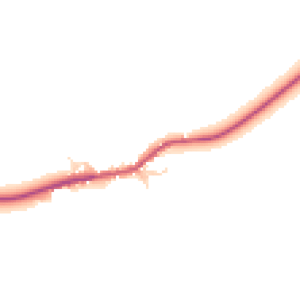 Daytime road noise heatmap for OX15 0PE
