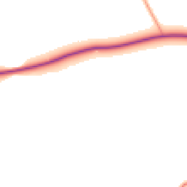 Daytime road noise heatmap for OX15 0PH