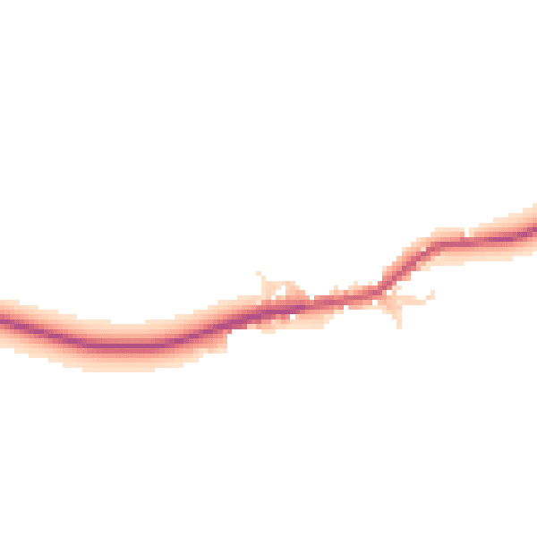 Daytime road noise heatmap for OX15 0PZ