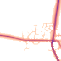 Daytime road noise heatmap for OX15 0QD