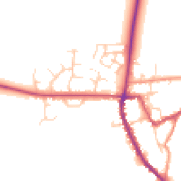 Daytime road noise heatmap for OX15 0QQ